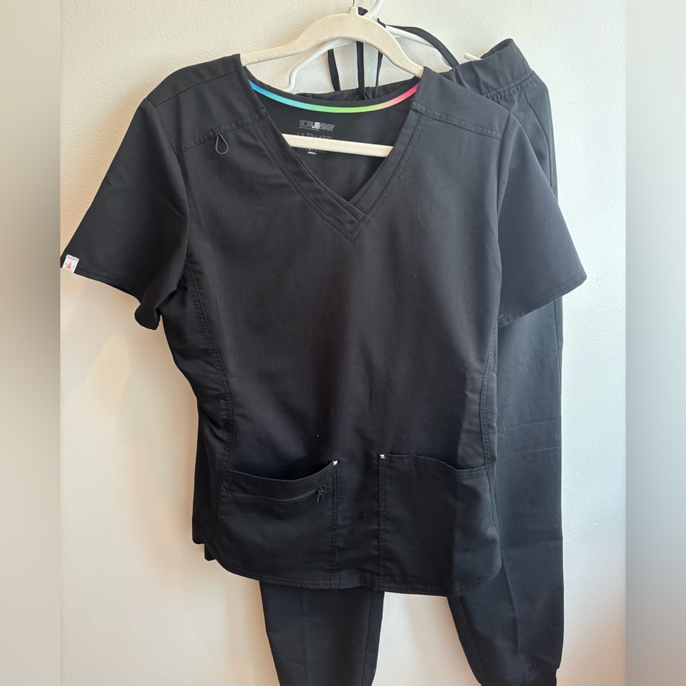 Scrubstar Black Scrub Set